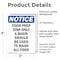 Signmission Food Prep Sink Only A Basin Should, 3.5 in W x Rectangle, Vinyl Decal OS-2PACK-NS-D-35-V-12834 - alternate 3